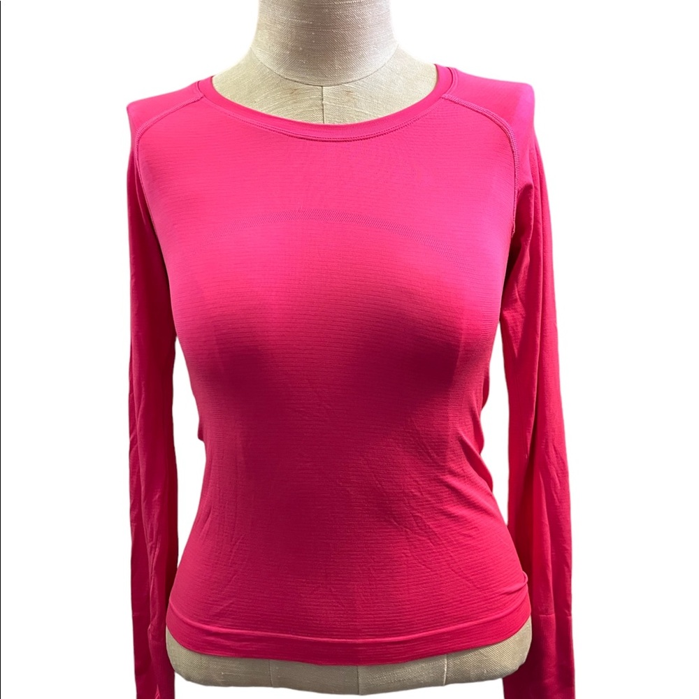 Lululemon Cropped Swiftly Tech Pink